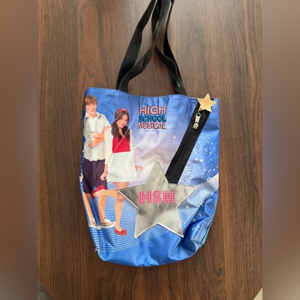 High School Musical Tote Bag – 15" – Zac Efron & Vanessa Hudgens
